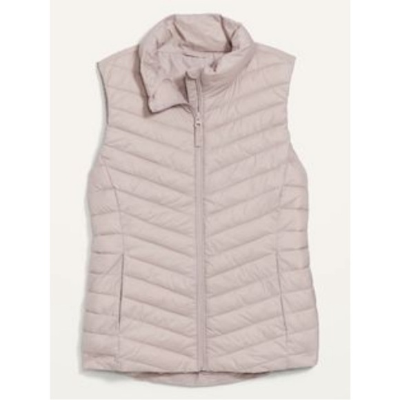 NWT Old Navy Narrow-Channel Quilted Puffer Vest Size L Tall - Picture 2 of 5
